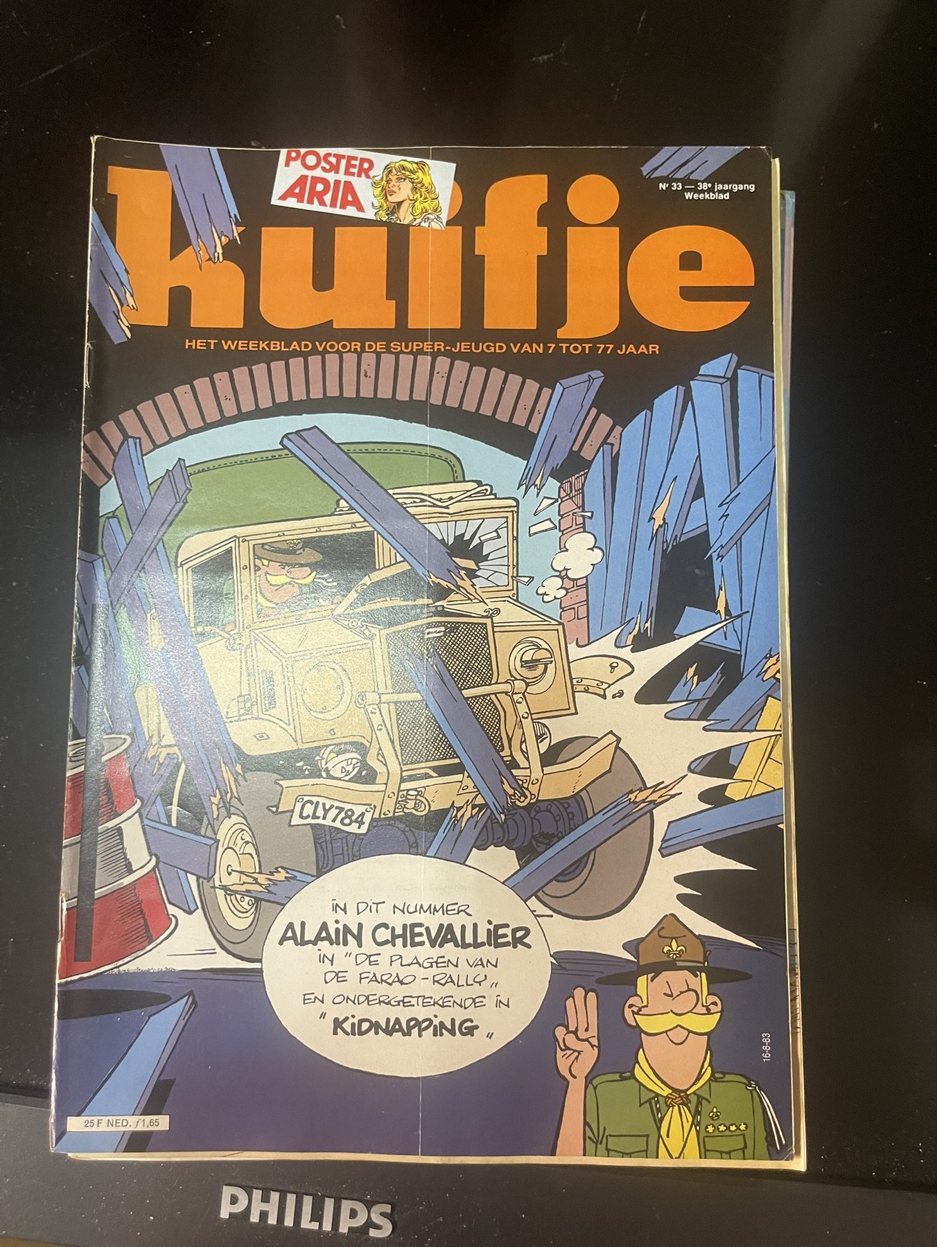 Cover van Kuifje 33