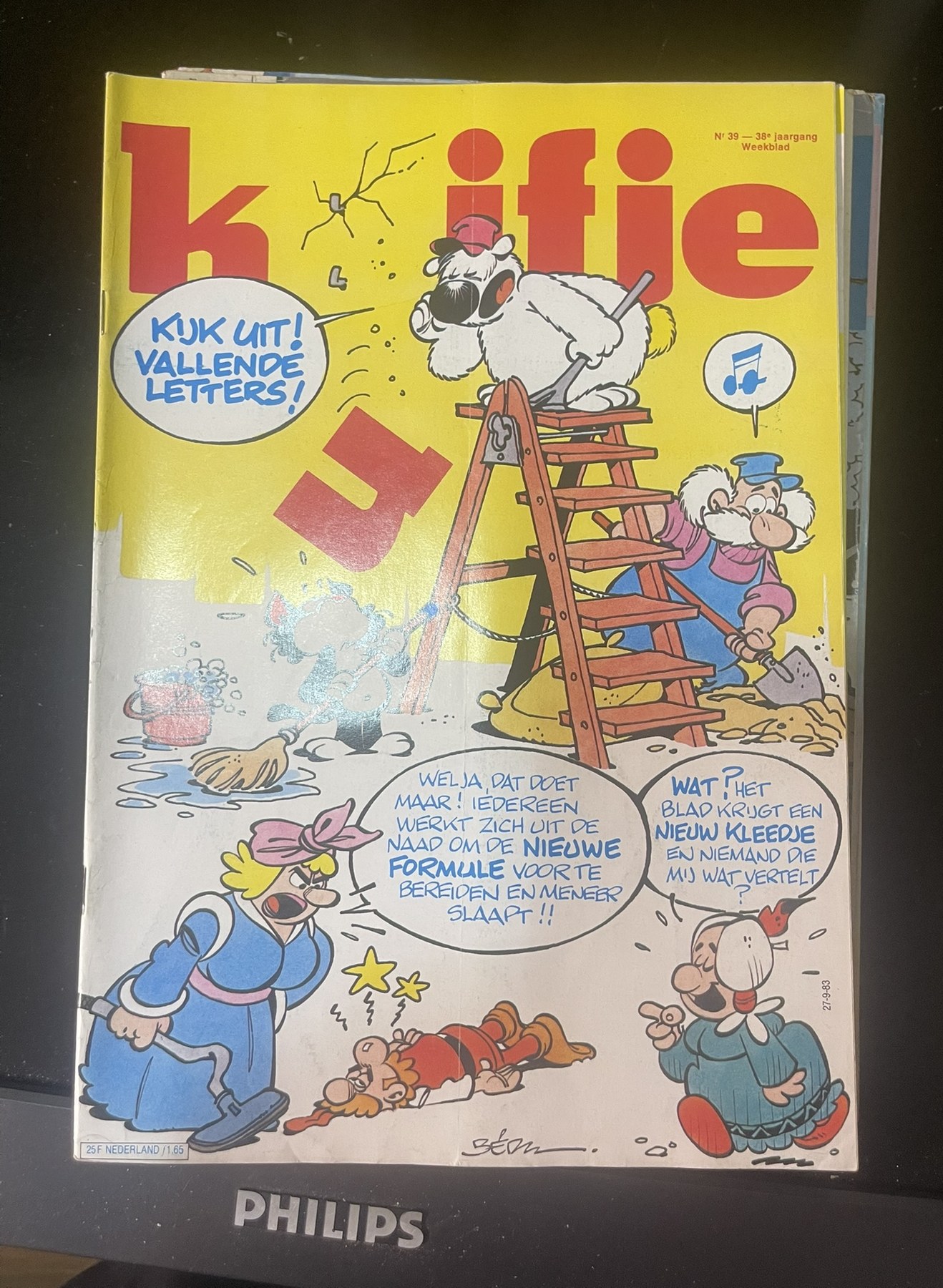 Cover van Kuifje 39