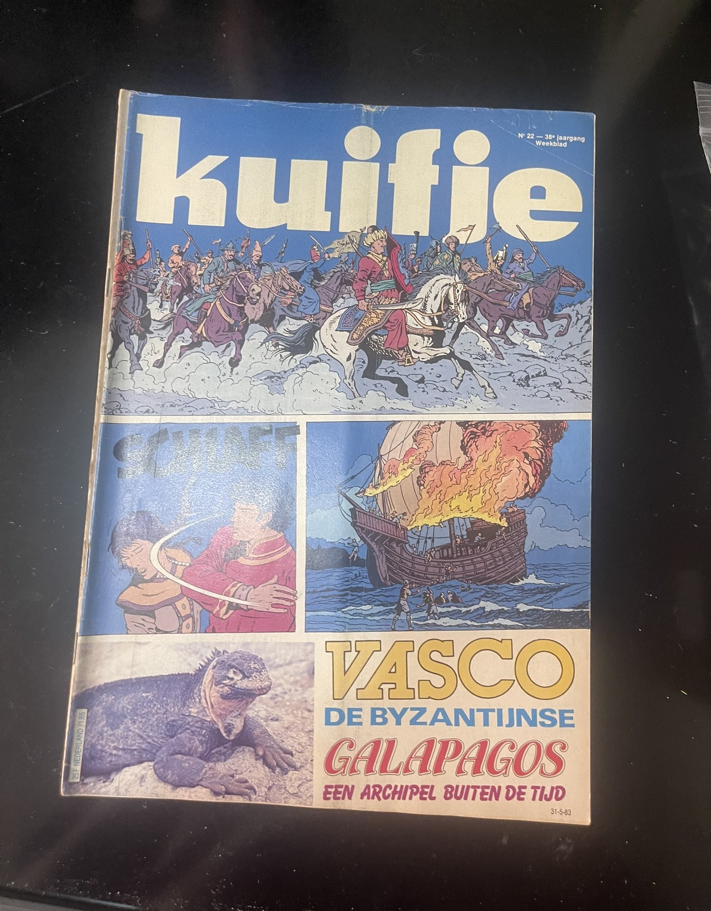 Cover van Kuifje 22