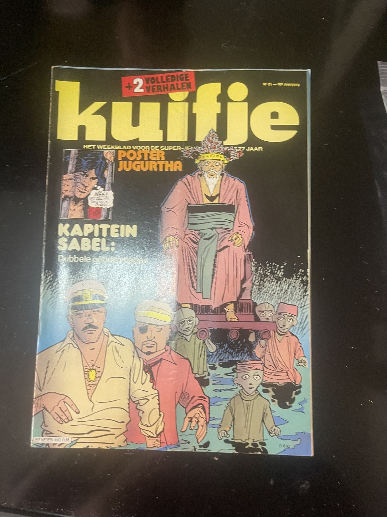 Cover van Kuifje 25