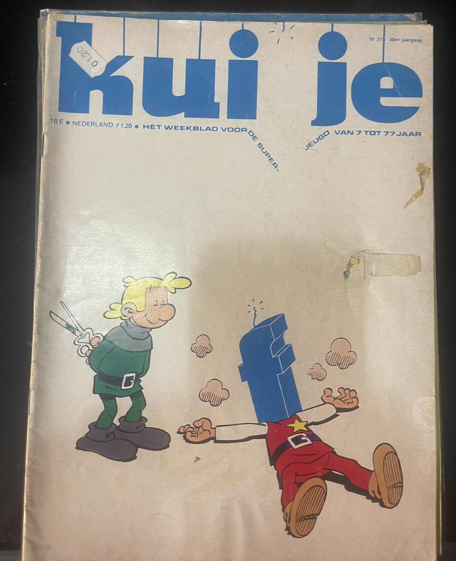 Cover van Kuifje 21