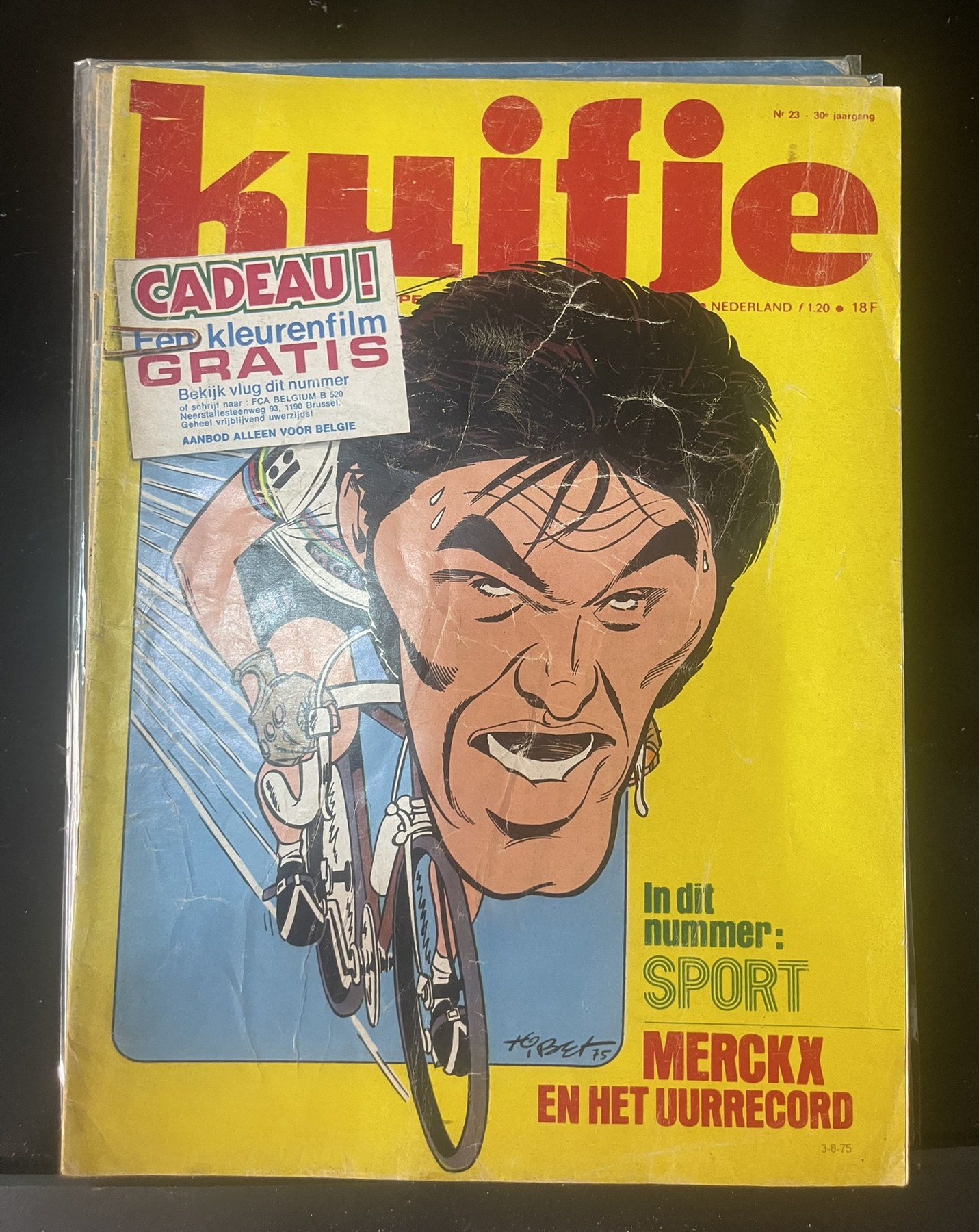 Cover van Kuifje 23