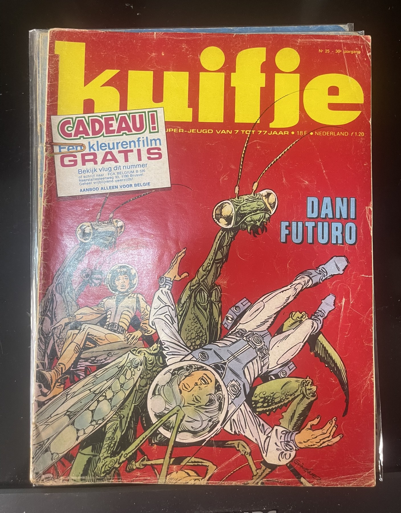 Cover van Kuifje 25