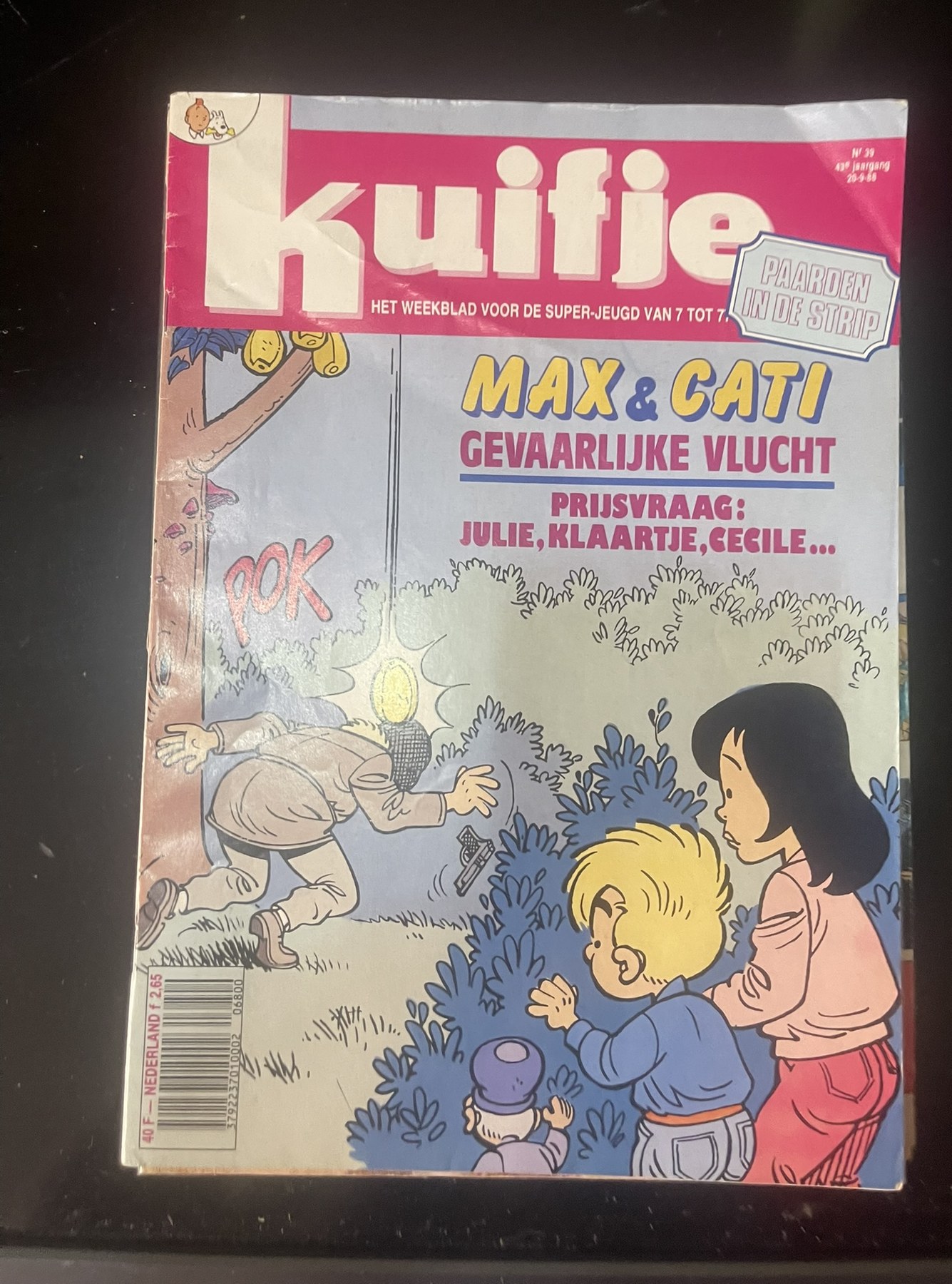 Cover van Kuifje 39