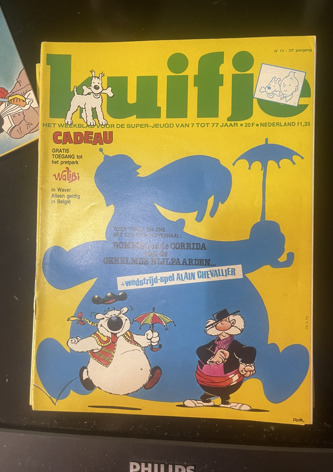 Cover van Kuifje 13