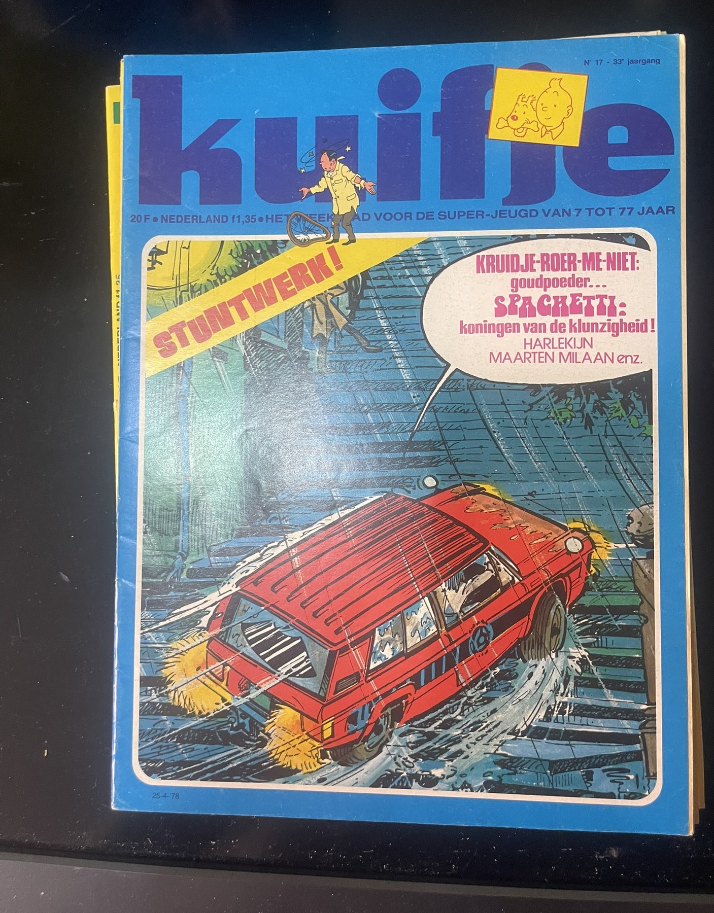 Cover van Kuifje 17