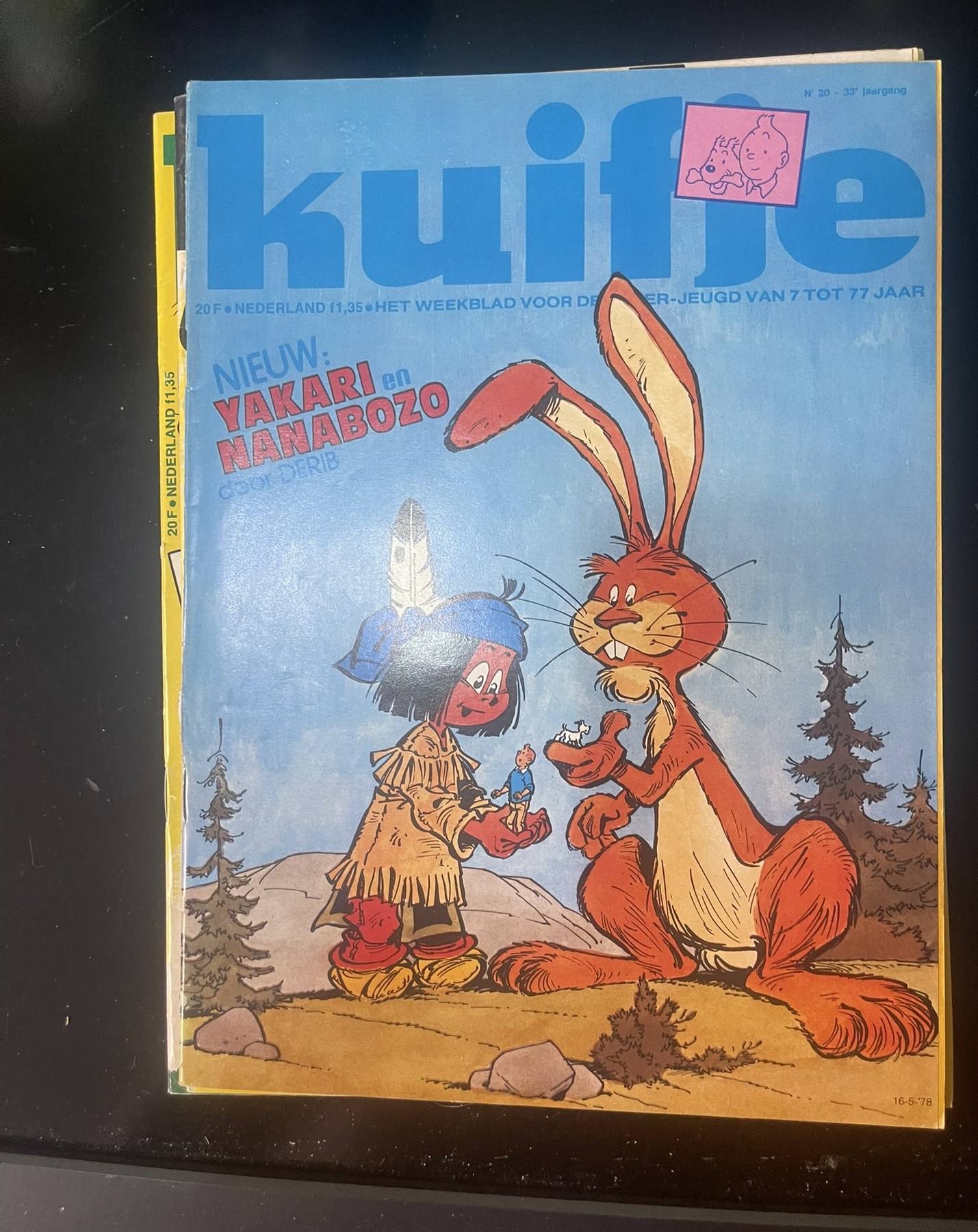 Cover van Kuifje 20