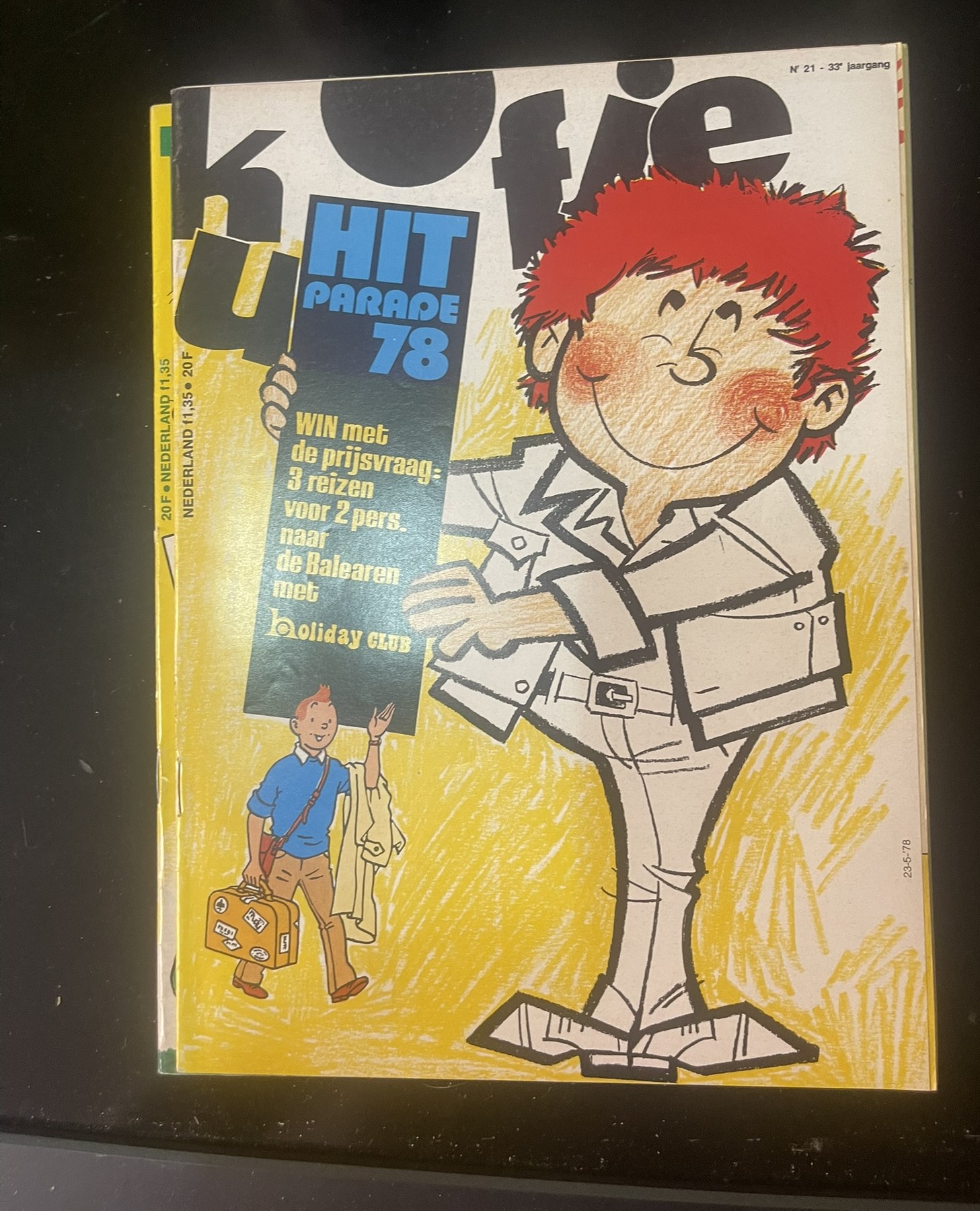 Cover van Kuifje 21