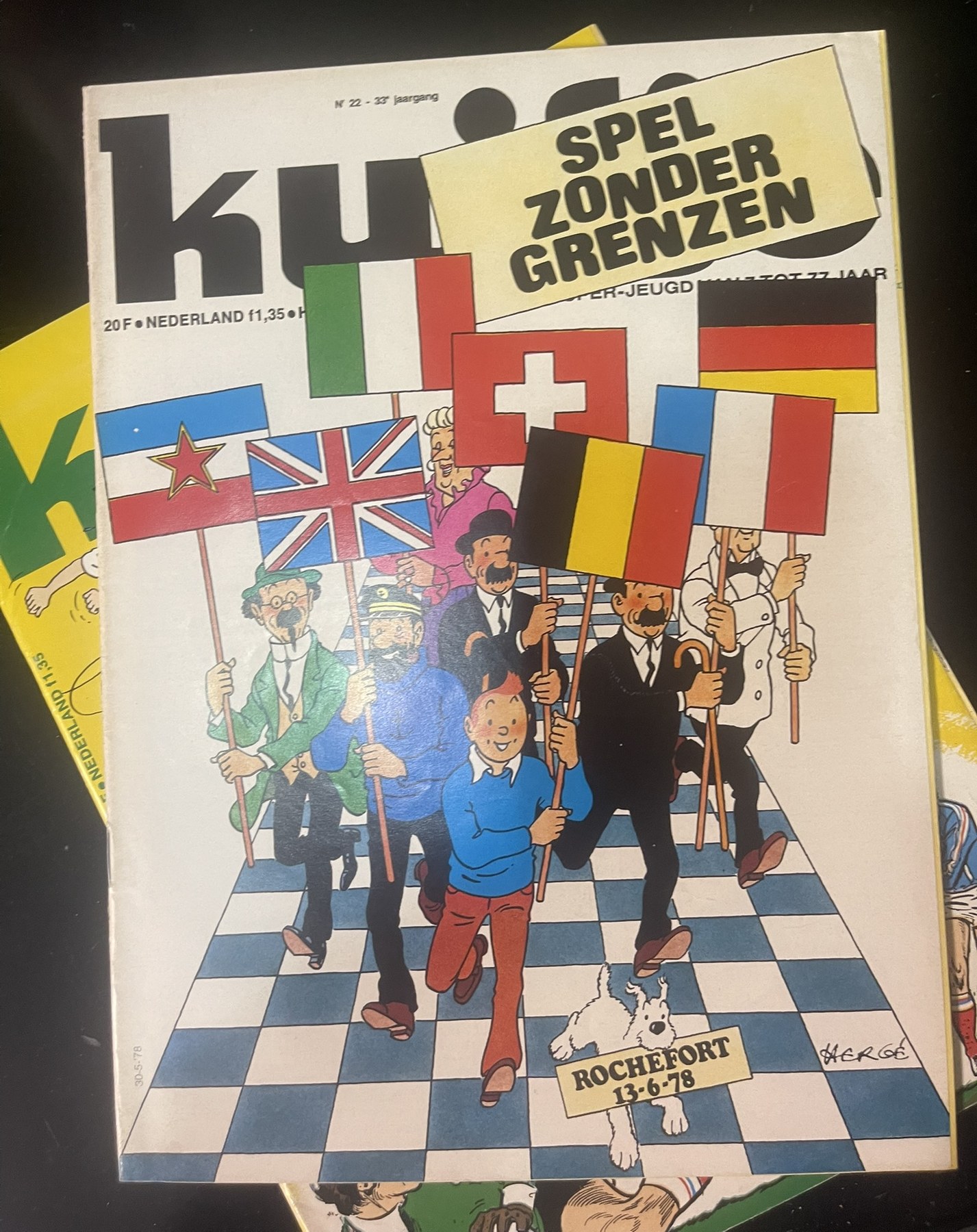 Cover van Kuifje 23