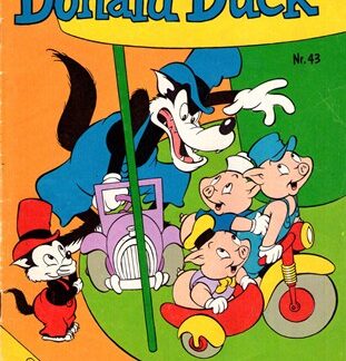 Voorbeeldcover Donald Duck weekblad 1975 nummer 43