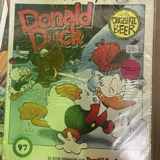 Donald Duck als ongelikte beer