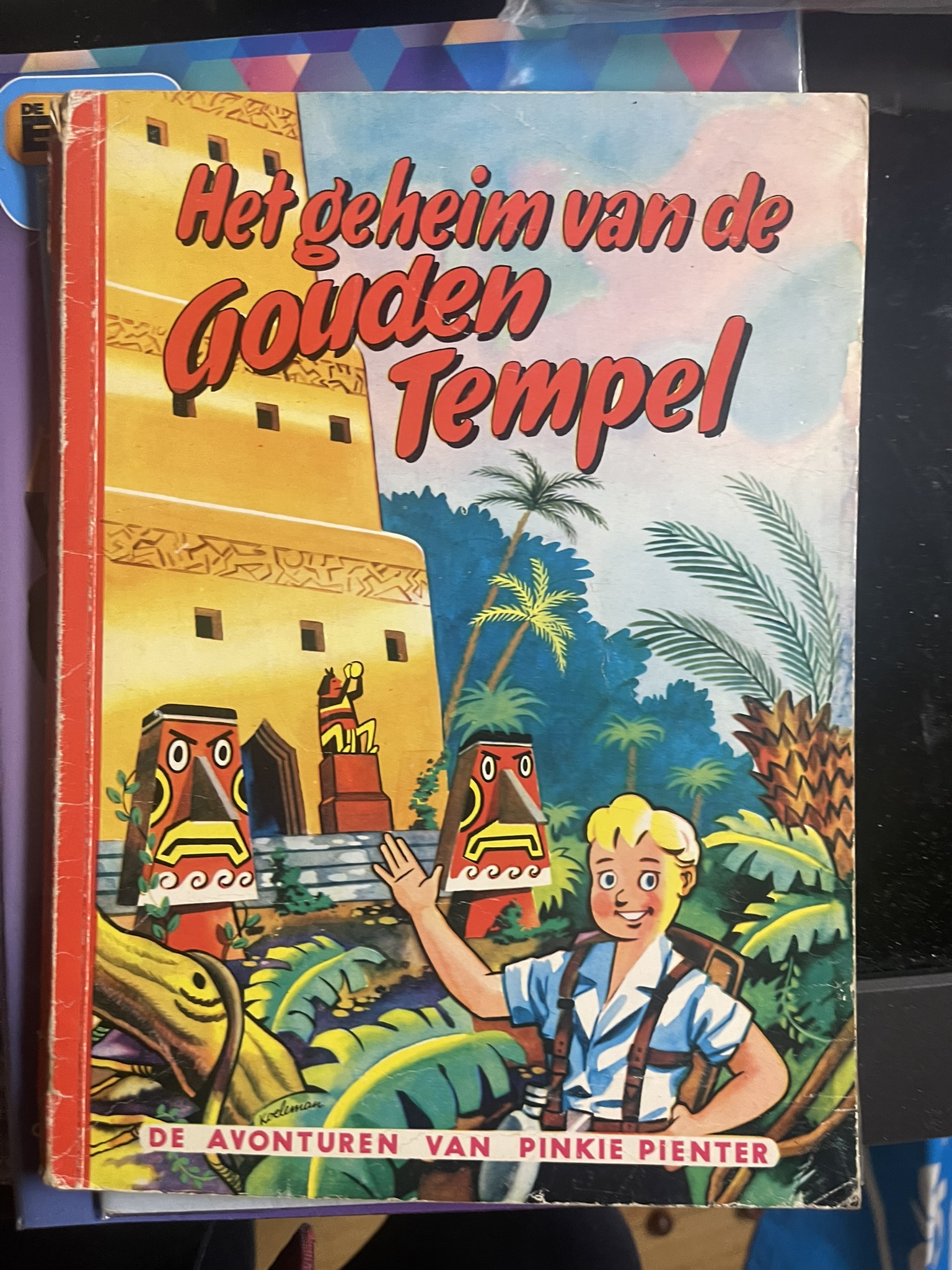 Het geheim van de gouden tempel, eigen opname in doos 124