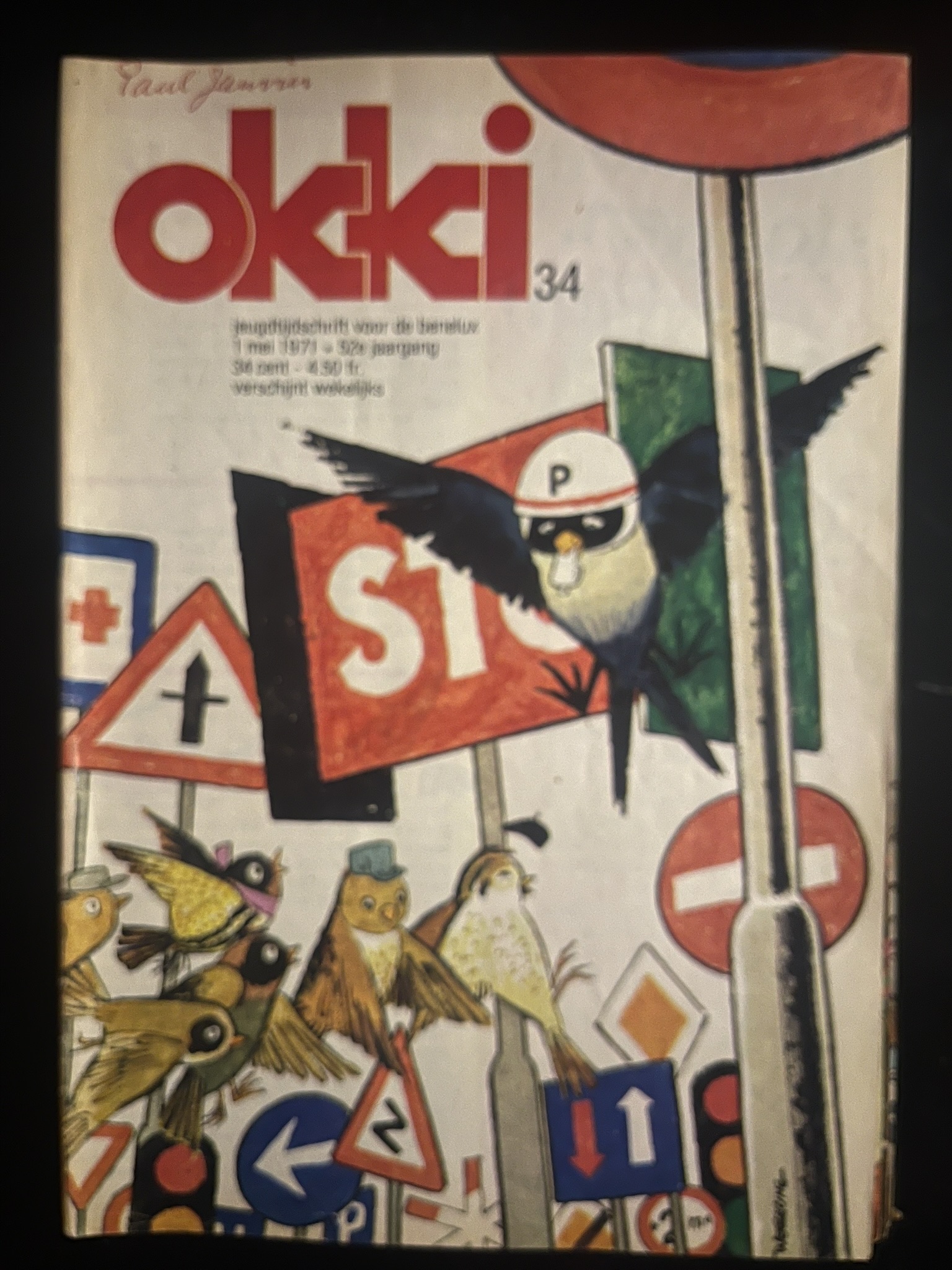 Okki 34, eigen opname in doos 124