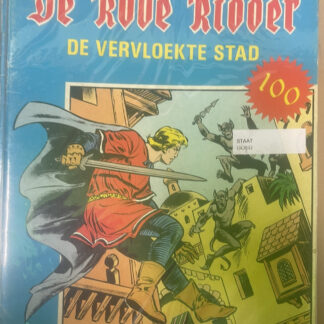 De vervloekte stad, De Rode Ridder, nummer 100, eigen coverfoto uit box 140