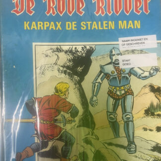 Karpax de stalen man, De Rode Ridder, nummer 82, eigen coverfoto uit box 140