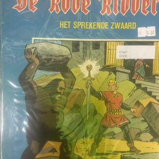 Het sprekende zwaard, De Rode Ridder, nummer 62, eigen coverfoto uit box 140