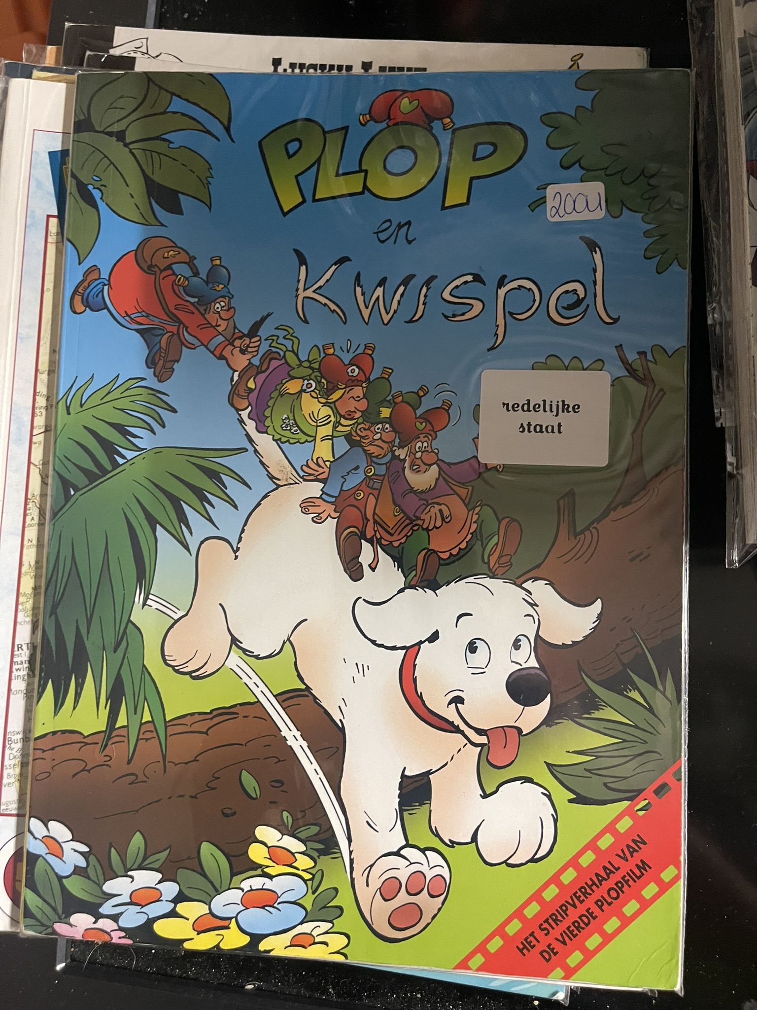 Plop en Kwispel, eigen opname in doos 183