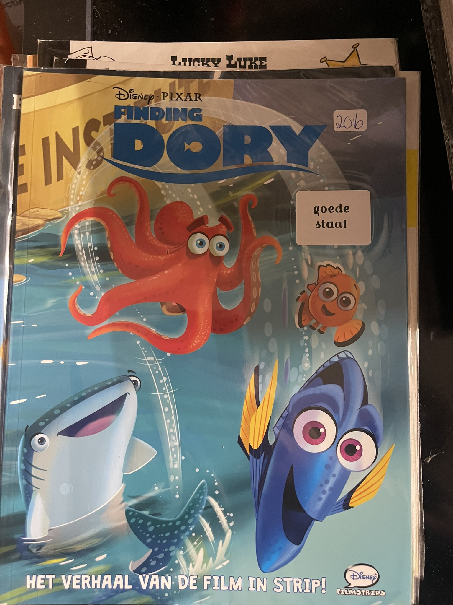 Finding Dory, eigen opname in doos 183