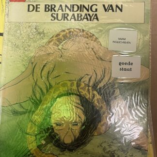 De branding van Surabaya